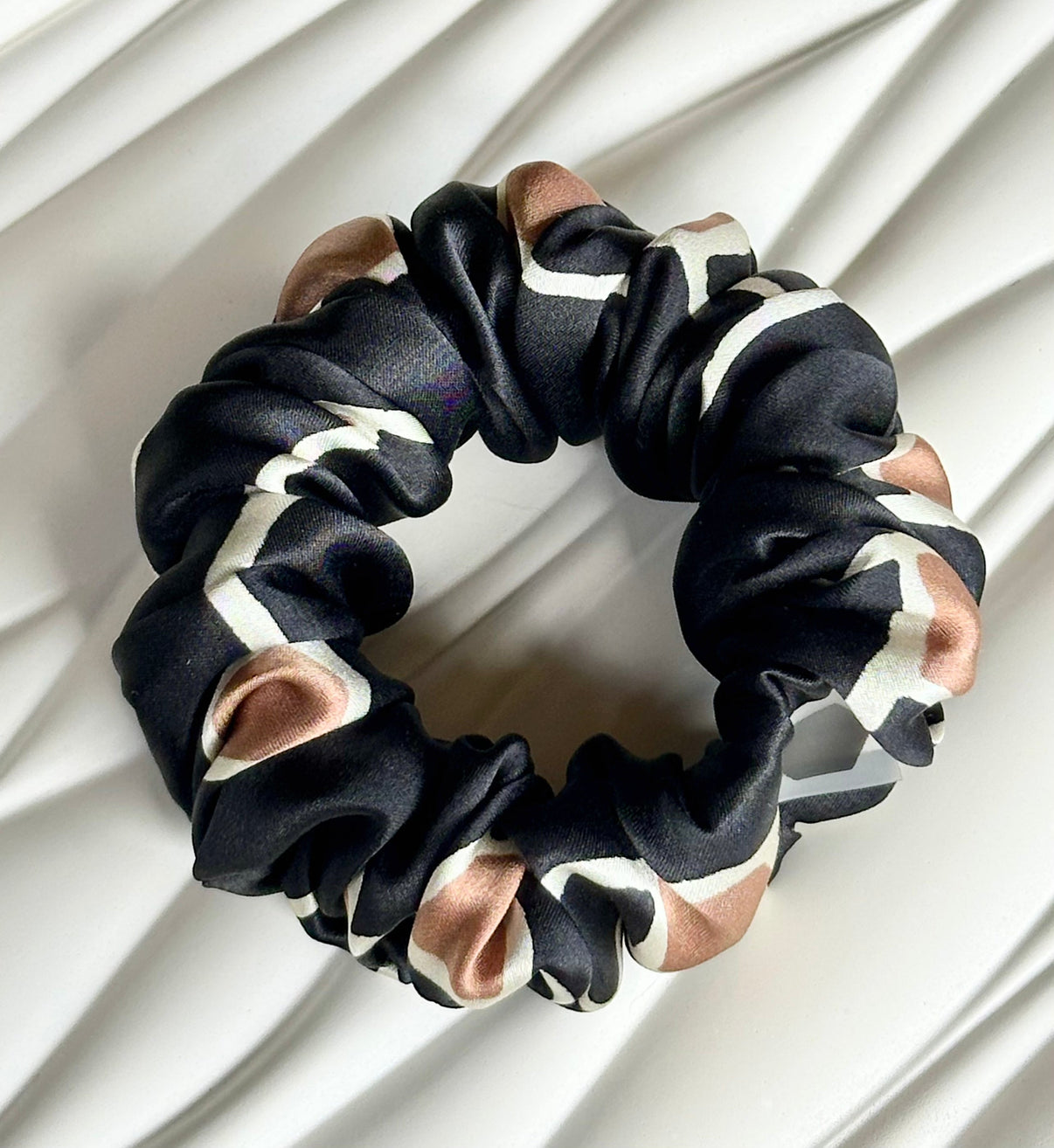 Patterned Silk Hair Scrunchies - color variant 4