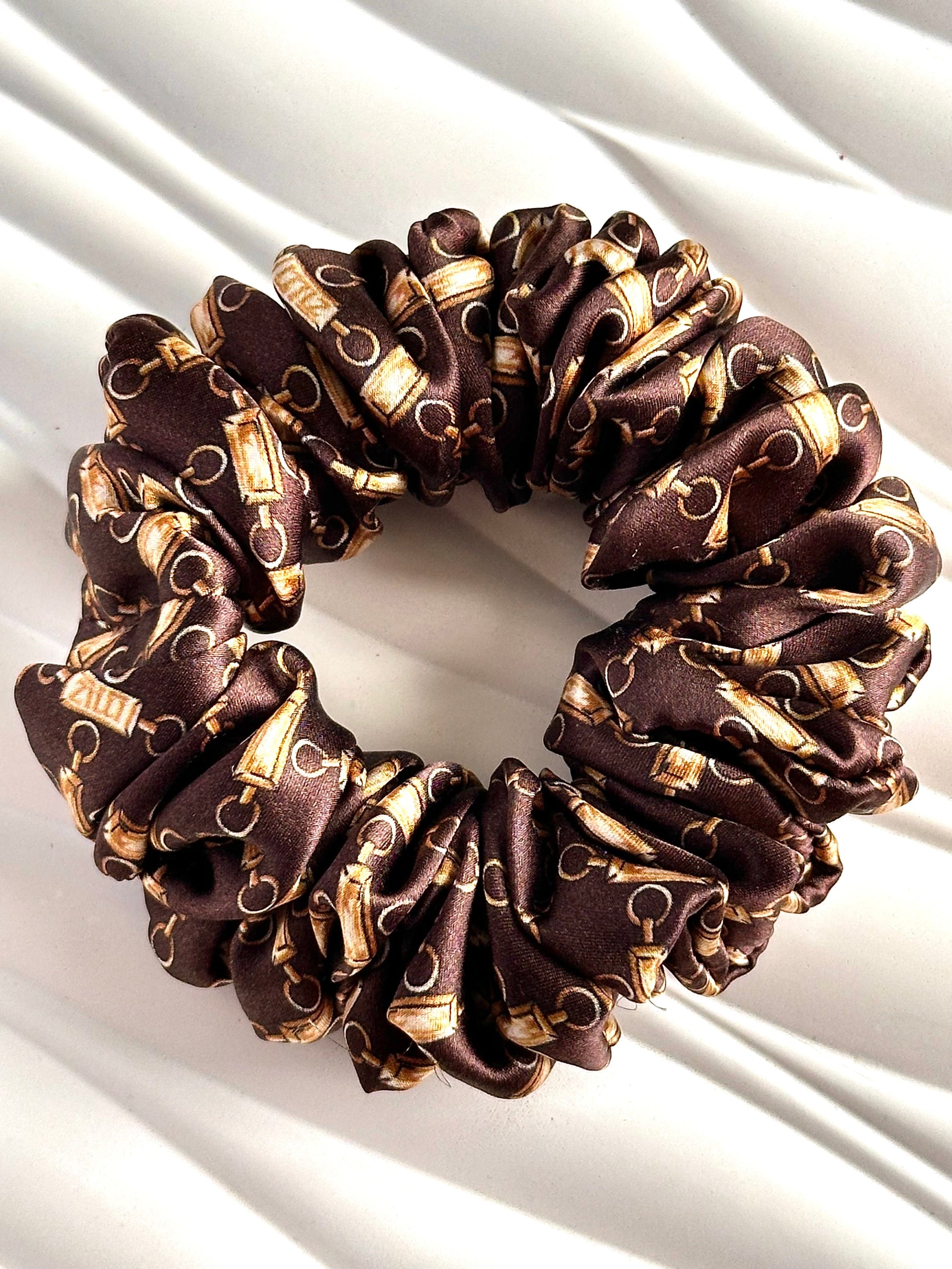 Patterned Silk Hair Scrunchie - product image 4